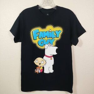 Family Guy Mens Black Short Sleeve T-Shirt -I
